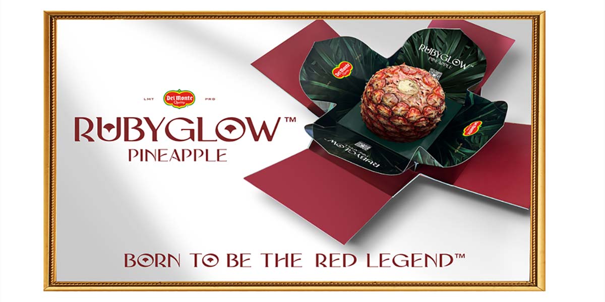 Fresh Del Monte presenta Rubyglow®, l'ananas con la buccia rossa